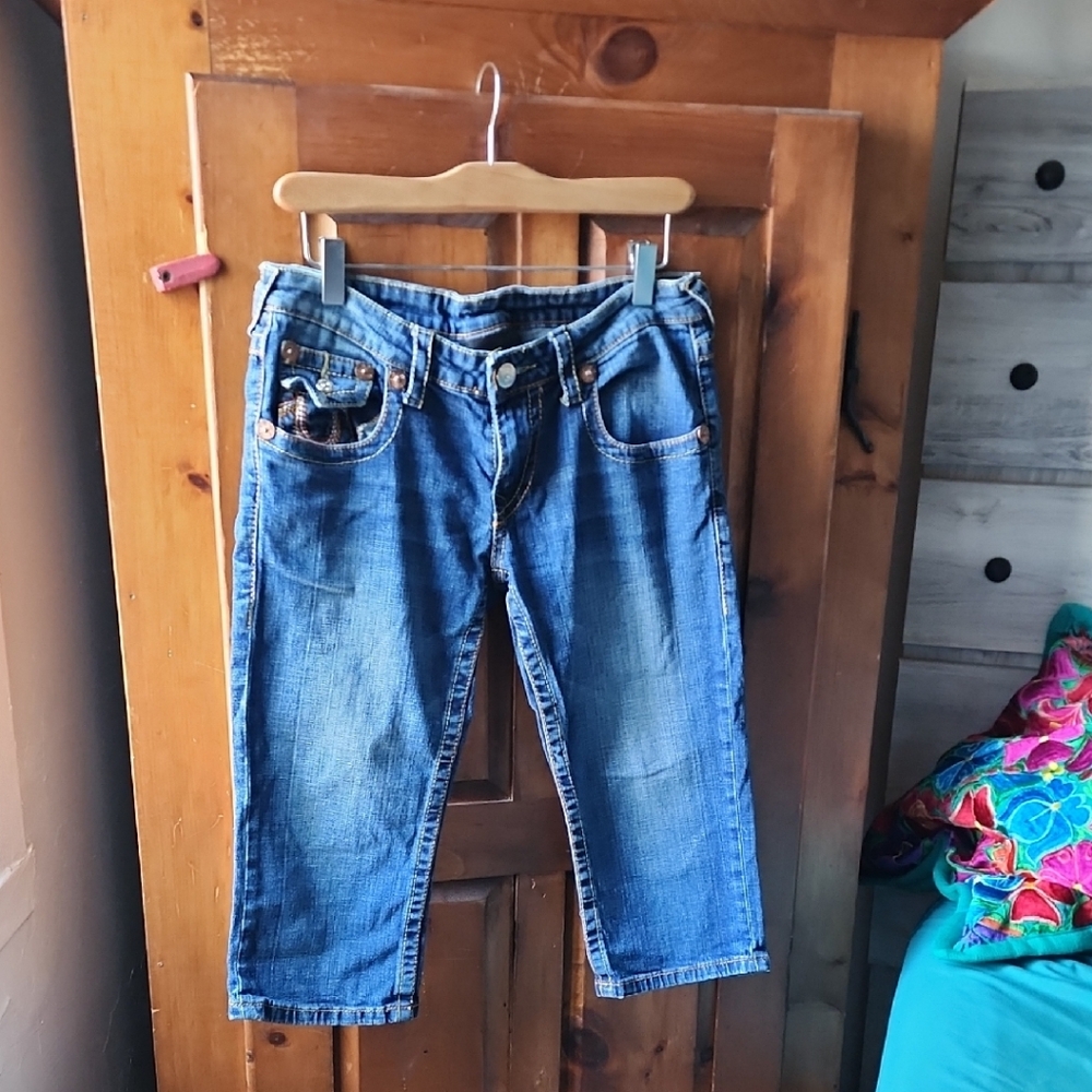 True Religion Blue Relaxed Jeans